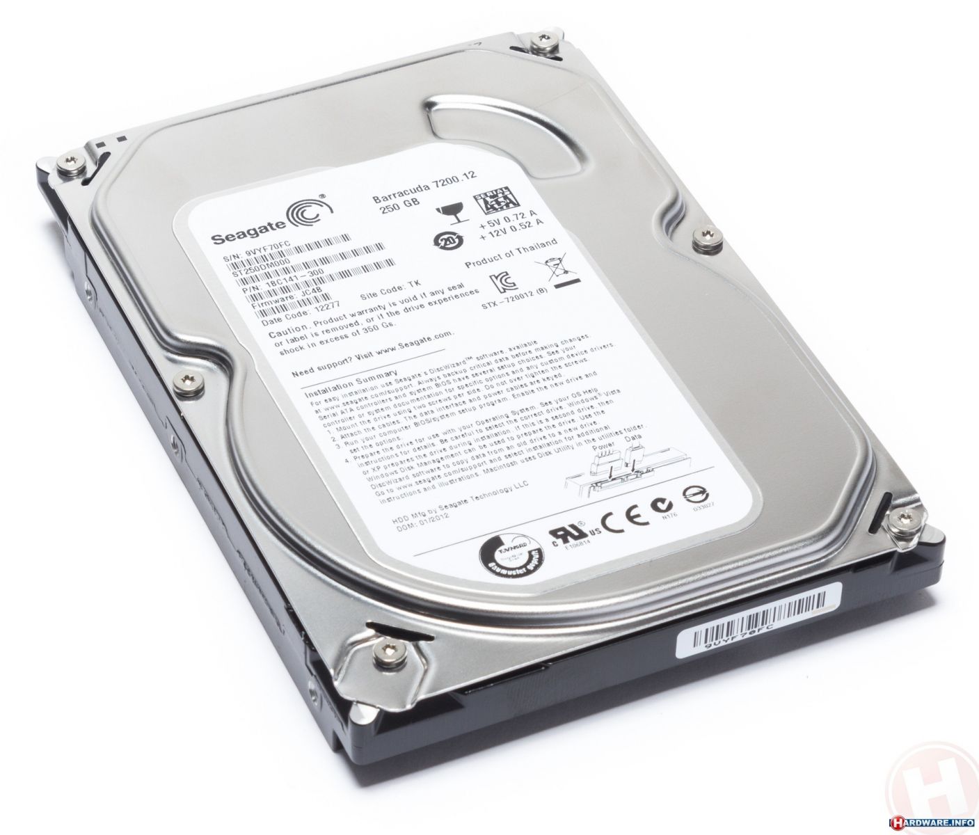 Hdd Seagate 250Gb Sata